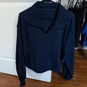 Lululemon navy zip sweater